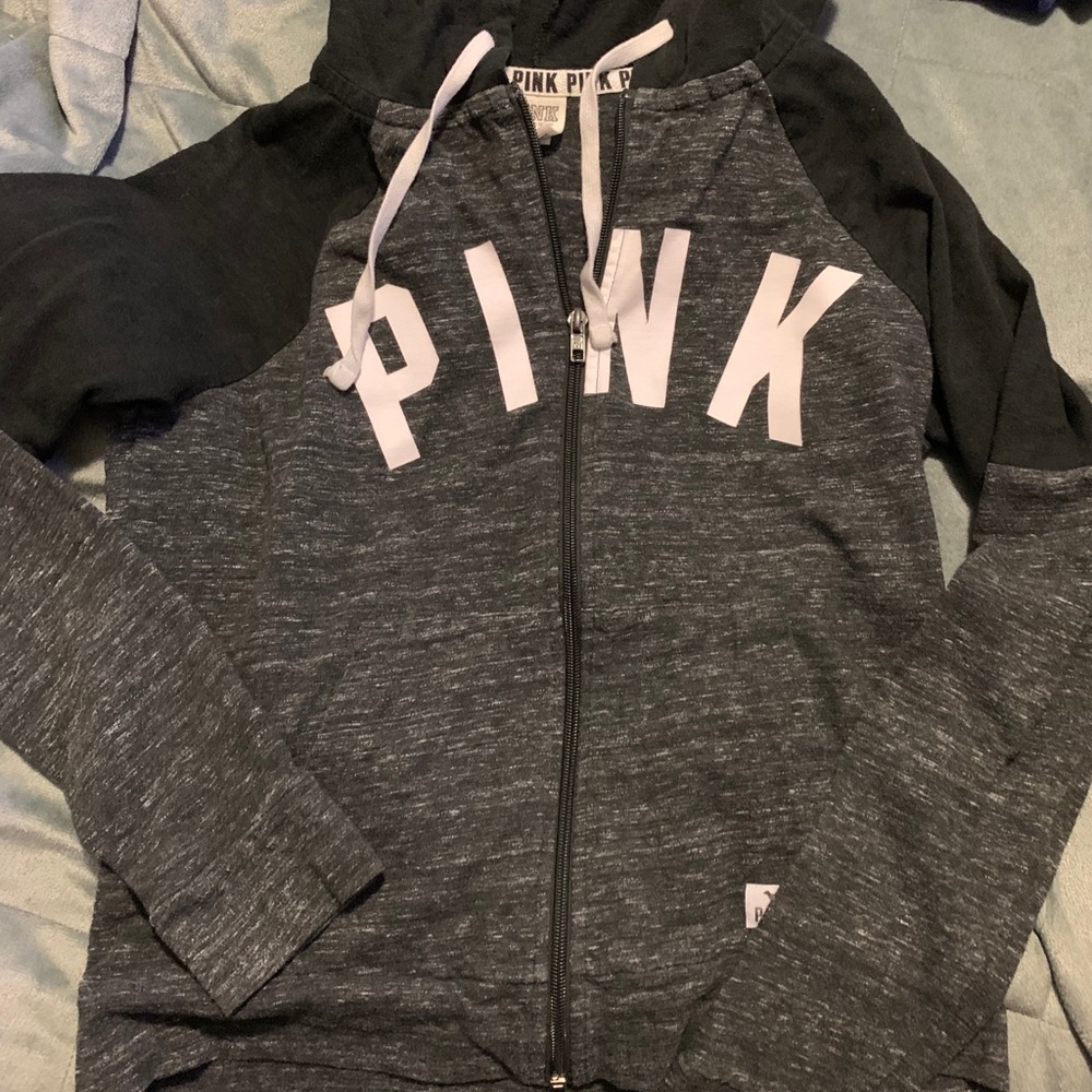 Pink zip up